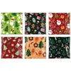 Saco Plano de Doces de Natal Transfronteiriço Novo Papai Noel Gravata Saco Plano Biscoito Floco de Neve Confeitaria Transparente Saco Opp