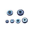 Parche de soporte inferior para accesorios de joyería DIY de 10-20 mm resina Ojo de Diablo Azul belleza para teléfono móvil