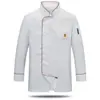 Ropa de Trabajo de Chef Manga Corta con Logo Impreso Hotel Restaurante Catering Cocina Escuela Ropa de Trabajo Panadería Al por Mayor Transpirable