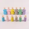 Juego de juguetes para niños muñecos de personas juego de tuercas arte graffiti diy material didáctico adornos de madera fabricantes al por mayor en stock