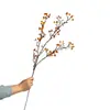 Fruta Serpiente Artificial, Bayas Artificiales Estilo Zen Chino, Enredadera Serpiente, Arreglo Floral de Año Nuevo, Accesorios de Frutas para Decoración del Hogar