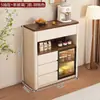 Aparador de cozinha em madeira maciça, estilo vintage, de parede, armário de armazenamento integrado para sala de estar e cozinha, armário lateral multifuncional