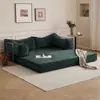 Sofá Cama para Apartamentos Pequeños, Sofá Estilo Crema para Dormitorio, Plegable para Sala de Estar de Alquiler, Sofá Pequeño de Tela 2025