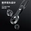 Llave de Mandril para Taladro de Pistola, Llave de Trinquete para Taladro Eléctrico, Llave de Tres Mordazas 10/13mm, Accesorios de Taladro Eléctrico Dos en Uno