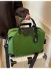 Bolsa de Viagem Curta de Couro Colorido Transfronteiriça, Mala de Viagem, Bolsa de Armazenamento para Esportes, Fitness, Natação, Bolsa Multifuncional de Grande Capacidade