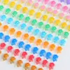 Decorações de Desenho Animado para Nail Art Tartaruga Colorida Luminosa Fofa Item Quente de Celebridade da Internet Pedras Strass para Unhas de Resina Macaron Gelatina 3D