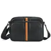 Ventas Directas de Amazon Bolso de Hombro para Hombre de Piel de Vaca de Primera Capa Gran Capacidad Horizontal Cuero Curtido Vegetal Bolso de Hombre Bolso de Hombro de Moda