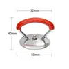 Alça Universal para Tampa de Panela de Aço Inoxidável Alça Universal para Tampa de Panela Resistente a Altas Temperaturas Anti-queimadura Alça Portátil Resistente a Altas Temperaturas de Silicone