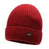 Gorro negro frío de otoño para hombre gorro de punto de otoño e invierno gorro cálido de invierno para frío húmedo gorro de lana para mujer primavera otoño e invierno
