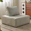 Sofá modular Piedmont para salas de estar pequeñas, sofá modular de bloques libremente combinable para hoteles y casas de huéspedes
