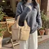 Bolso de Mano Transfronterizo de Gran Capacidad, Versátil, Ligero, Elegante Estilo Cesta, Estilo Trendy para el Trabajo, Bolso Casual para Salir