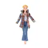 E-commerce Transfronteiriço Vestido para Boneca Barbie de 11 Polegadas 30cm Roupa Externa Pequena e Cheirosa Roupa Externa de Lã Calça de Couro Pronta para Venda