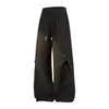 Calça Casual Masculina ACU com Design Patchwork Americano Homem 2026 Outono/Inverno Nova Marca Tendência Solta Calça de Trabalho Homem