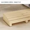 Reposapiés Antideslizante de Madera Maciza, Reposapiés para Debajo del Escritorio, Reposapiés de Oficina Moderno, Reposapiés para Inodoro