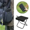 Taburete plegable tipo clutch para camping al aire libre, pesca, mercado nocturno, festival de música, banco conveniente para hacer fila, taburete plegable para exteriores, estuche para lápices, silla