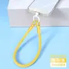 Cordón para teléfono móvil, correa para la muñeca, bandolera corta, para colgar en la espalda, con doble hebilla y anilla, resistente a caídas.