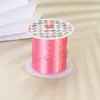 Hilo Elástico Plano de Colores de 0.8mm Alta Elasticidad Hilo de Cristal Hecho a Mano DIY Joyería Hilo Elástico Resistente al Desgaste Hilo para Cuentas Al por Mayor