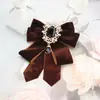 Broche de Lazo de Terciopelo Negro, Tamaño Pequeño, Broche Versátil y Elegante, Corbata de Lazo, Accesorios de Ropa Hechos a Mano DIY