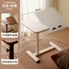 Mesita de noche, Mesa elevable móvil, Mesa lateral para sofá del hogar, Atril, Escritorio pequeño plegable, Mesa de estudio simple