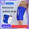 Mangas de gelo em gel sólido quente e frio personalizadas, protetores de cotovelo para esportes e fitness, protetores elásticos, bolsas de gelo, protetores de malha de náilon
