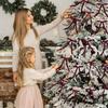 Cinta de Terciopelo Nueva Transfronteriza Decoración de Lazo para Vestir Árbol de Navidad Accesorios Festivos Exhibición de Escena Accesorios Colgantes