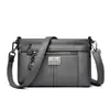 Bolso de Cuero Transfronterizo para Mujer 2025 Nuevo Estilo Piel Suave Versátil Bolso para Mamá de Mediana Edad Popular Gran Capacidad Bolso de Hombro Cruzado para Mujer