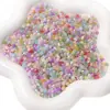 Color Ojo de Gato Aurora Cuentas de Arroz Calidad Súper Nacional Accesorios para Pulsera de Cuentas Hecha a Mano DIY Caliente Transfronterizo