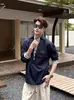 Camisa Tendência Falsa de Duas Peças para Homens com Design Old Money de Alto Padrão, Estiloso, Versátil e Casual, Apresentando Gola Lapela e Mangas Longas