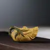 Fabricante Mayorista de Brotes de Bambú Arena Púrpura Brotes de Bambú Changle Zhizhu Mascota de Té Adornos Accesorios para Juego de Té de Arena Púrpura Original Yixing