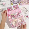 Set de Pegatinas de Dibujos Animados Lindos 100 Pegatinas de Papelería sin Repetir Material Creativo para Manualidades de Niños y Estudiantes