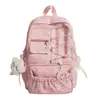 Mochila de Lunares Modelo Nuevo Transfronterizo Mochila Escolar para Estudiantes Dulce Moderna Ligera Versátil Mochila Escolar Bolsa para Portátil de 15 pulgadas