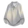 Sudadera Informal de Peso Pesado Estilo Americano para Hombre Tallas Grandes Otoño e Invierno 2026 Chaqueta para Hombre Camisa Polo Camiseta Básica de Cuello en V 8XL