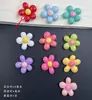 Flor Grande Brilhante Verniz de Cozimento Acessórios de Resina DIY Cola Cremosa Material para Capa de Celular Enfeites de Headwear Presilhas de Cabelo Flor de Cinco Pétalas