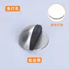 Tapón Magnético Silencioso para Puerta de Vidrio con Forma de Tortuga de Acero Inoxidable, Tapón de Puerta Semicircular de Doble Uso sin Taladro, Bloqueador de Puerta Engrosado Anticolisión