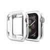 Meio Pacote Pulseira de Relógio Oca Eletrodepositada de TPU com Furo Quadrado Adequada para Apple Watch Séries 8, 9, 10, S11 e Capa Protetora iWatch Se