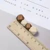 Materiales para Joyería Hecha a Mano Casera DIY Cuentas de Madera Octagonales de 12 mm y 14 mm Colgante Geométrico de Madera Retro Cuentas Sueltas