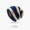 Gorro de Lana Tejido a Prueba de Viento Cálido con Protección para las Orejas para Hombres de Mediana Edad y Mayores, Abuelo, Papá, con Forro de Felpa y Engrosado