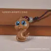 Chaveiro de Presente do Ano do Cavalo Pingente Ornamentado do Zodíaco Areia Verde Sândalo Corrente de Celular Desenho Animado Bolsa Feminina Lembrança
