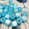 Nuevas Cuentas Cuadradas de Resina de Agujero Grande de 13x13mm Primavera y Verano DIY Colgante para Coche Llavero Pulsera Collar Accesorios para Ropa Lote