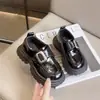 Zapatos Pequeños de Cuero para Niñas 2025 Nuevos Primavera Zapatos Únicos Estilo Británico para Niños Estudiante Niños Medianos y Grandes Suela Suave Zapatos de Princesa Negros