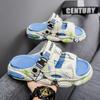 Chinelos Verão 2025 Novos Sandálias Masculinas, Tamancos de Sola Grossa, Sapatos Masculinos, Sapatos para Caminhar na Água, Dropshipping