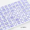 Dongzhou Crystal 6x8 Transparente Pequeños Cristales de Azúcar Hielo para Uñas Pedrería Cristal Artificial Hielo Transparente Sin Chapar Fondo de Punta Pedrería para Decoración de Uñas