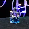 Botella Pequeña Cuadrada de Acrílico Reloj de Arena Líquido Aceite Gota Velero Botella de Deriva Decoración de Escritorio para el Hogar Pequeños Adornos Regalos para Niños