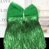 Encaje de flecos de lentejuelas de 20 cm de ancho, hojas, barba, encaje de flecos de baile latino, accesorios de encaje para ropa de baile DIY