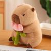 Celebridad de internet mismo estilo gorro transformado muñeco capibara lindo muñeco de peluche juguete regalo de cumpleaños para niños muñeco cappibara