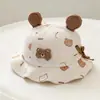 Sombrero de Bebé Primavera Otoño Verano Estilo Delgado Sombrero de Pescador para Bebé Niño Sombrero de Sol para Bebé Pequeño Sombrero con Protección Solar Sombrero de Sol de Verano