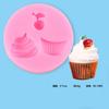 Molde de silicone para fondant de biscoito fofo, simulação de comida, divertido, grampo de cabelo, acessórios para cabelo, faça você mesmo, chocolate, fogo, laca, cera