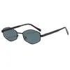Gafas de Sol Europeas y Americanas de Nuevo Estilo Poligonales con Forma de Sardina y Marco Delgado, Simples y Elegantes, Disponibles en Múltiples Colores, Gafas de Sol Clásicas y Versátiles