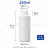 Garrafas químicas de plástico branco HDPE 100-1000ml com tampa anti-violação, garrafas dosadoras para fertilizantes líquidos e pesticidas em estoque