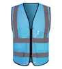 Chaleco reflectante, ropa fluorescente de construcción, ropa luminosa para trabajador de saneamiento y construcción, chaqueta, ropa de trabajo, talla única